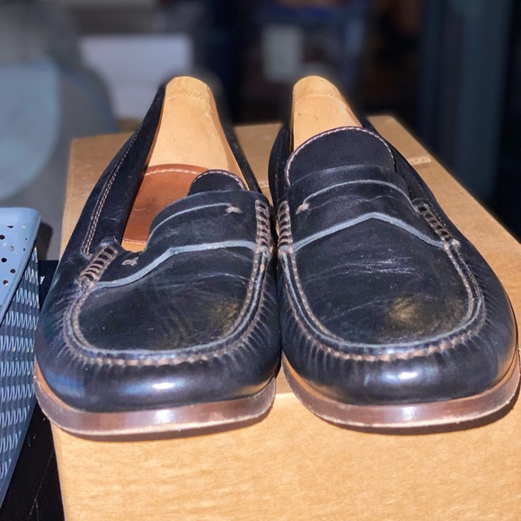 Trask Black Leather Loafers. STORE DISPLAY NO BOX main image 6